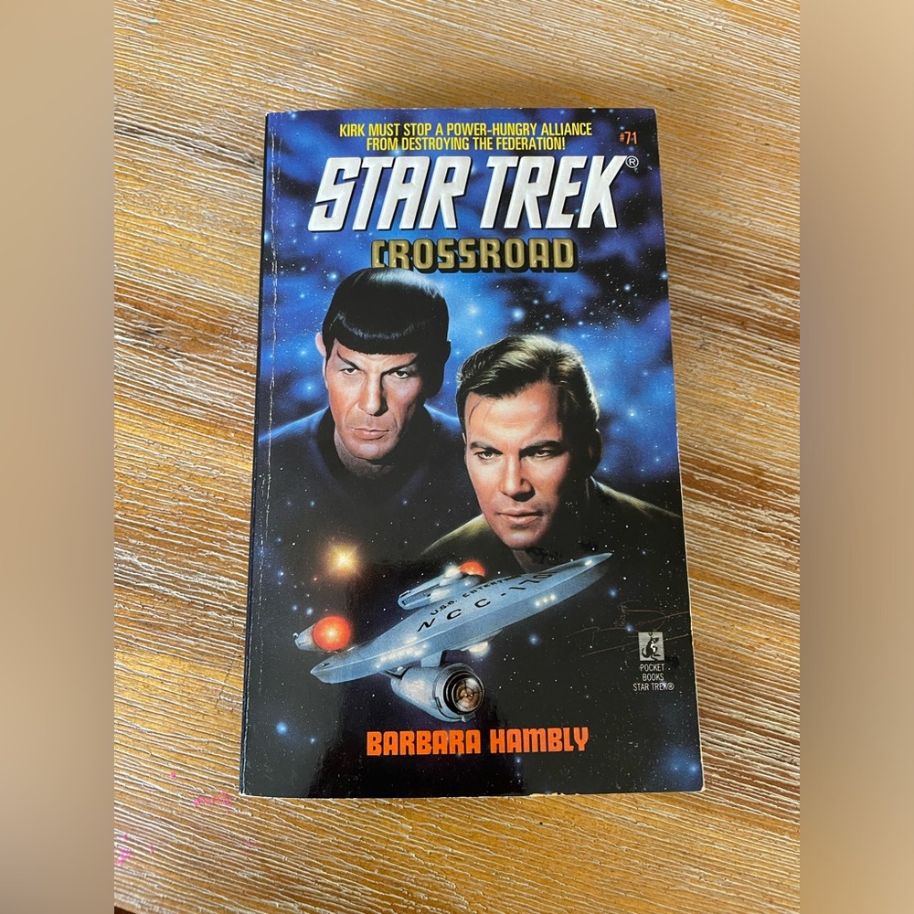 Star Trek Paperback Book - Crossroad #71 Barbara Hambly